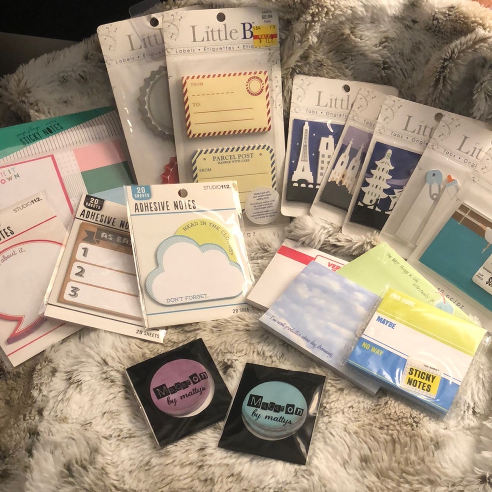 Assorted Bundle of sticky notes & tabs